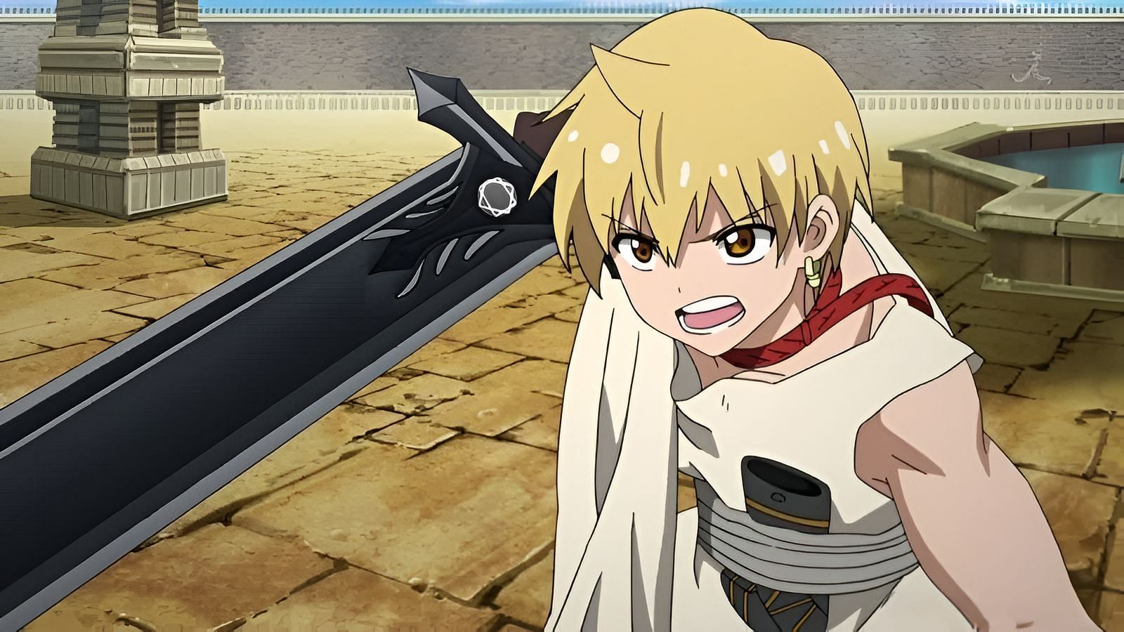 One of the characters with an inferiority complex, Alibaba Saluja (Image via A-1 Pictures)